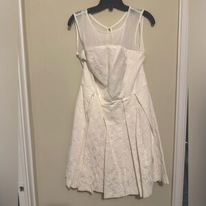 Cream Mini Party Dress from Le Chateau, Size XL (fits L)